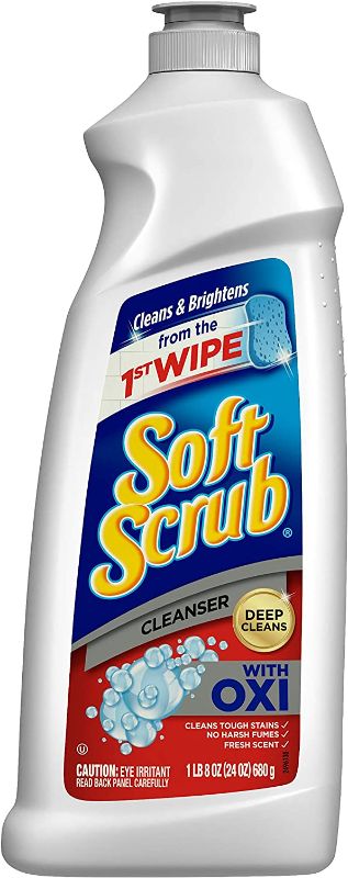 Photo 1 of ***(9 PACKS)***Soft Scrub Multi-Purpose Cleanser with OXI, Surface Cleaner, 24 Ounce