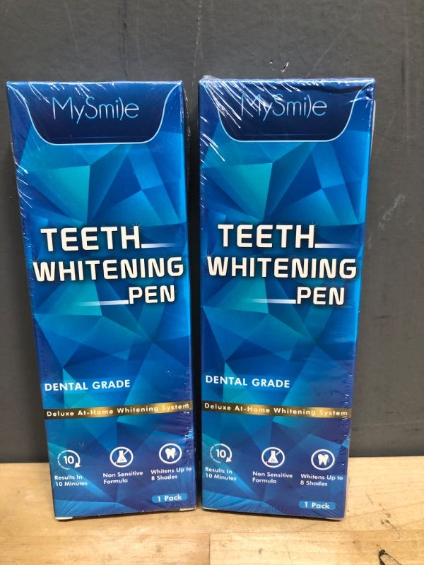 Photo 2 of ***2PACKS***MySmile Teeth Whitening Pen for Sensitive Teeth, Fast Result Teeth Bleach Pen with 35% Carbamide Peroxide Teeth Whitening Gel, Whitening Gel Refill Teeth Whitener, Help Remove Year Stains(Pack of 2)