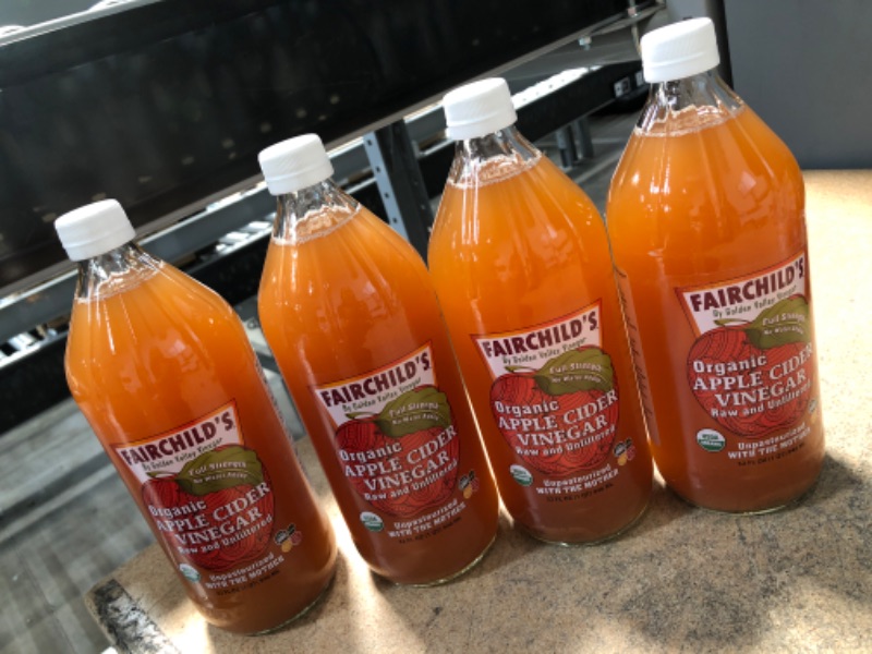 Photo 2 of ***NON REFUNDABLE***   BEST BY DATE: MAY 31 2024     Fairchild's Organic Apple Cider Vinegar
(PACK OF 4)