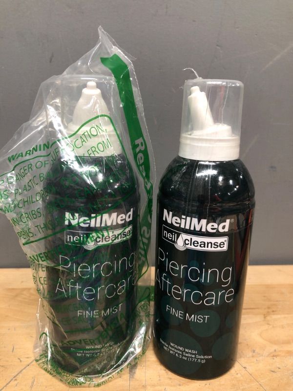 Photo 2 of ***2 PACKS***NeilMed NeilCleanse Piercing Aftercare, Fine Mist, 6.3 Fluid Ounce