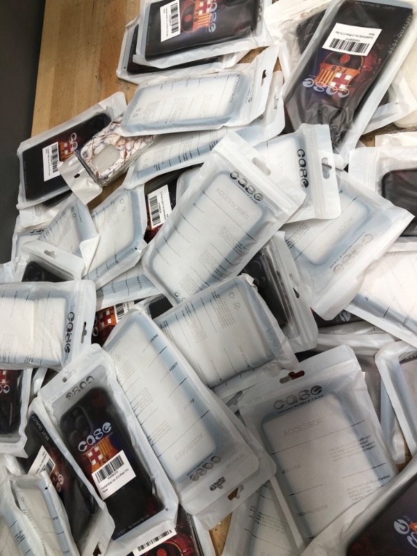 Photo 1 of **** BUNDLE BAG OF IPHONE CASES*** SOLD AS IS*** NO RETURNS*** NO REFUNDS***
