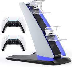 Photo 1 of Blade Hawks PS5 Controller Charger Station, Upgraded Dual USB Type C Fast Charging DualSence Controller Charger W LED Lighting (2022)
