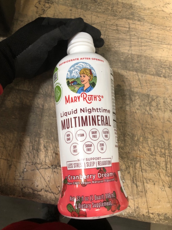 Photo 2 of *EXPIRES April 2024*
Nighttime Liquid Multimineral Supplement | Sugar Free | Natural Sleep Support for Adults & Kids | NO Melatonin | Magnesium, Calcium & MSM | Available in 4 Flavors | Vegan | Gluten Free | 32 Servings
