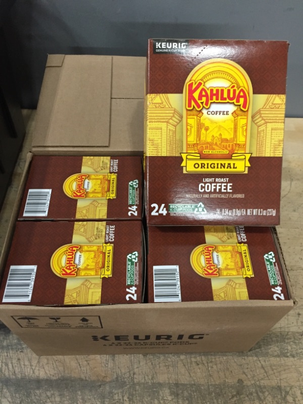 Photo 2 of *EXPIRES Sept 2022 - NONREFUNDABLE*
Kahlua Coffee Original, Keurig Single Serve K-Cup Pods, Light Roast Coffee, 96 Count
