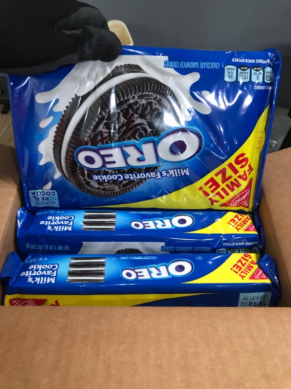 Photo 1 of *EXPIRED May 2022 - NONREFUNDABLE*
Miscellaneous Bundle (3 pack family size Oreos and 50 pcs disposable air fryer liners) 