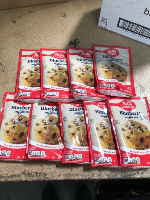 Photo 2 of *EXPIRES July, Aug and Dec 2022 - NONREFUNDABLE*
Food Bundle (4 pack pretzel crisps and 9 pack blueberry muffin mix) 