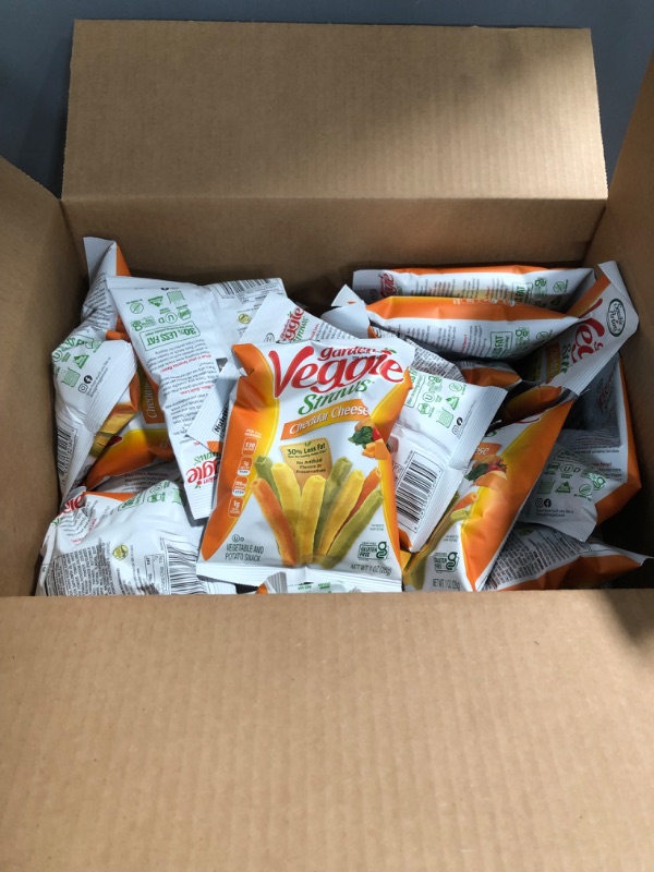 Photo 2 of *EXPIRED June 2022 - NONREFUNDABLE*
Sensible Portions Garden Veggie Straws, Cheddar Cheese, Snack Size, 24 Count
