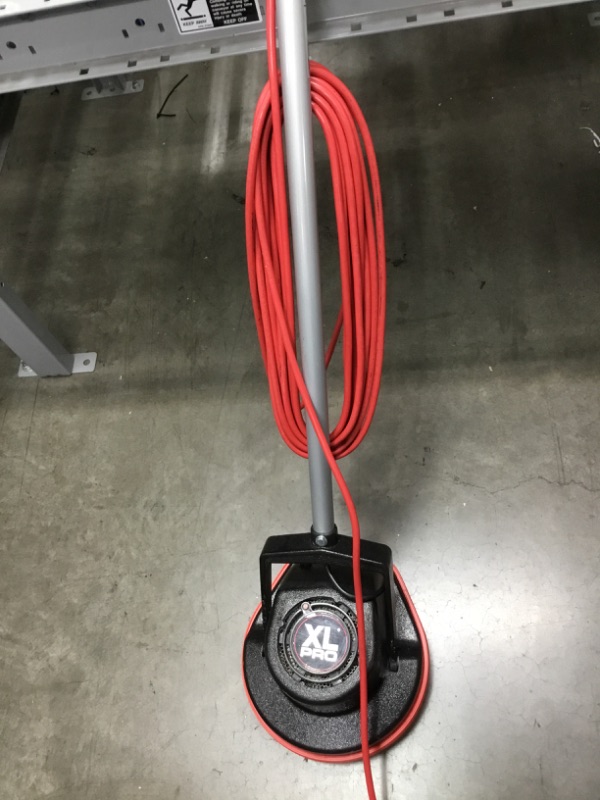 Photo 3 of Oreck Commercial Orbiter Hard Floor Cleaner Machine 50-Foot Long Cord, ORB550MC, Gray/Red **nonfunctional**Parts only