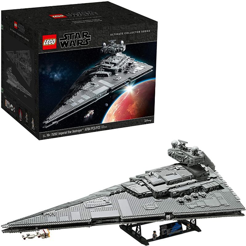 Photo 1 of *incomplete, missing assembly book and legos incomplete*
LEGO Star Wars: A New Hope Imperial Star Destroyer 75252 Building Kit (4,784 Pieces)
