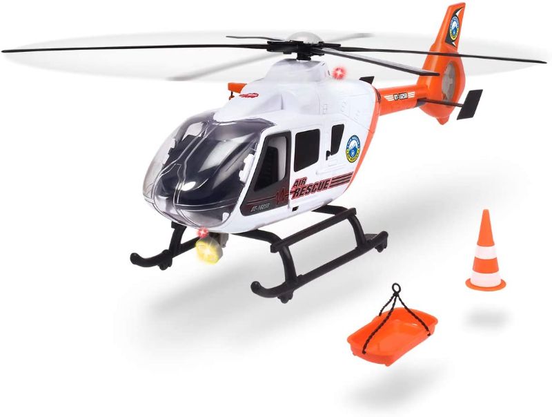 Photo 1 of DICKIE TOYS Light and Sound SOS Rescue Helicopter with Moving Rotor Blades, 25"
