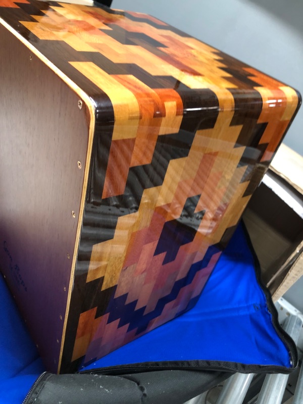 Photo 2 of *2 CORNERS HAVE DAMAGE, SEE PHOTO*
Gon Bops Alex Acuna Special Edition Cajon with Gig Bag
