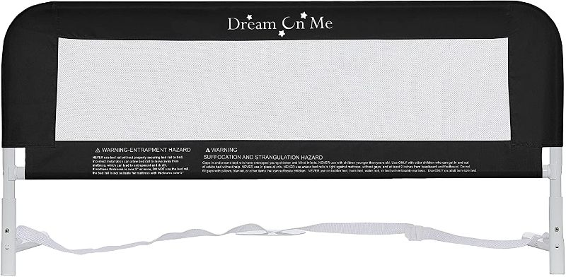 Photo 1 of Dream On Me Mesh Security Rail / Twin Size Bed Security Rail / Safe Security Rail, LACK
