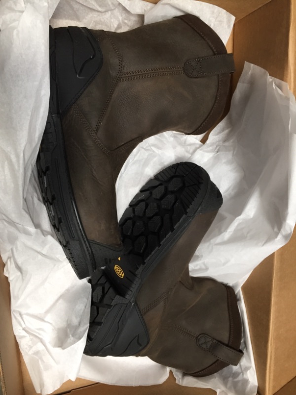 Photo 2 of KEEN Utility Men's CSA Philadelphia Wellington High Composite Toe Waterproof Puncture Resistant Pull On Work Boot SIZE 11.
