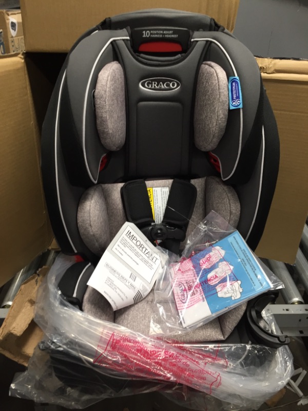 Photo 2 of Graco SlimFit 3 in 1 Car Seat -Slim & Comfy Design Saves Space in Your Back Seat, Darcie, One Size
