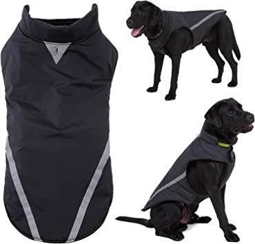 Photo 1 of Dog Vest for Winter - Soft Fleece Lining Jacket for Large, Medium, Small Dogs with Reflective Strip, Lightweight Warm Coat for Pet Dog Indoor & Outdoor Camping Hiking xxl 
