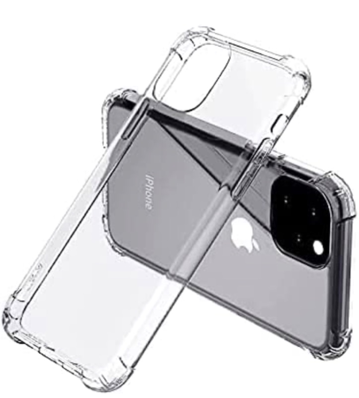 Photo 1 of Pomufa Clear Case for iPhone 13 2021,Shockproof 360 Full Body Protection Hard Shell + 4 Corners Soft TPU Rubber Cover Bumper 6.1 inches - Clear 3 pack 