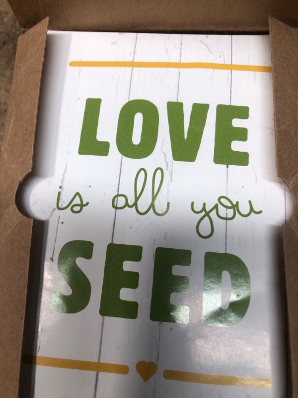 Photo 1 of American Meadows Wildflower Seed Packets ''Send Love'' Party Favors for Guests (Pack of 20) - Wildflower Seed Mix, Plant Year-Round, Great Gift for Hostesses, Showers, Weddings, Thank You