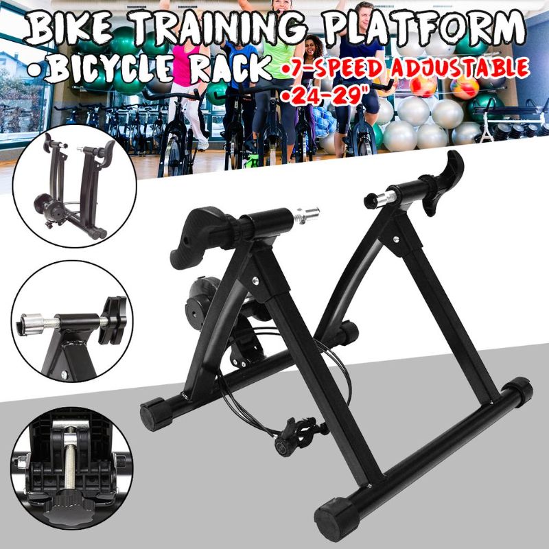 Photo 1 of (BROKEN COMPONENT) Bike Trainer Stand Steel Bicycle Exercise Magnetic Stand 