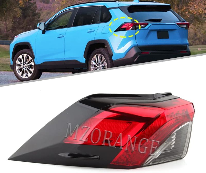 Photo 1 of SIZE: L: 45CM/17.71IN, WIDTH: 14CM/5.51 MZORANGE Tail Light Rear Brake Lamp For Toyota RAV4 2019 2020 2021(Left Driver Side)09