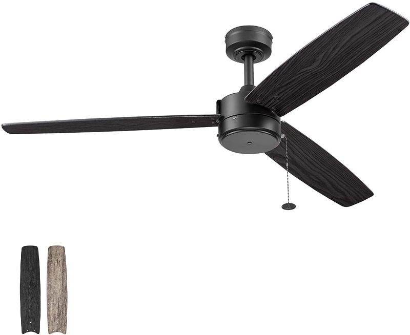 Photo 1 of ***PARTS ONLY*** Prominence Home 51466-01 Journal Ceiling Fan, 52, Matte Black
