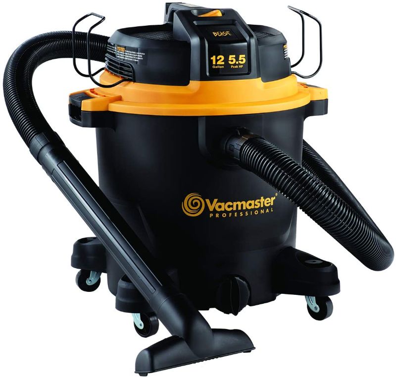 Photo 1 of ***PARTS ONLY*** Vacmaster Professional - Professional Wet/Dry Vac, 12 Gallon, Beast Series, 5.5 HP 2-1/2" Hose (VJH1211PF0201) , Black
