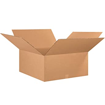 Photo 1 of 26" x 26" x 12" Corrugated Cardboard Boxes, Kraft, Pack of 20, for Shipping, Packing and Moving, by Choice Shipping Supplies
