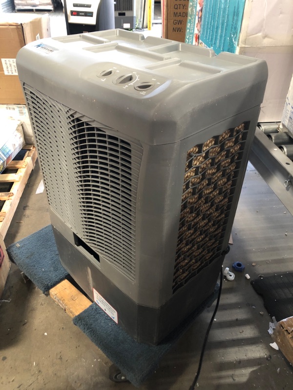 Photo 2 of Hessaire MC37M Evaporative Cooler, 3,100 CFM, Gray
