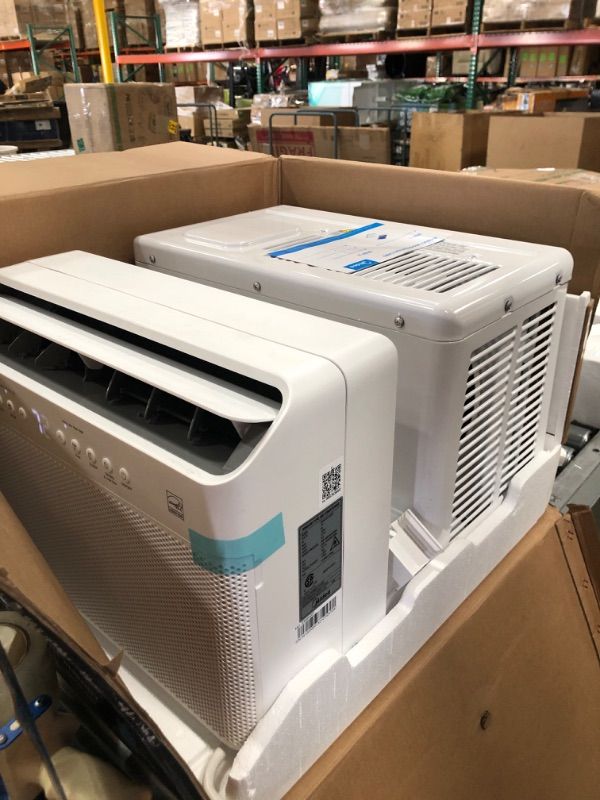 Photo 2 of Midea 12,000 BTU U-Shaped Smart Inverter Window Air Conditioner–Cools up to 550 Sq. Ft., Ultra Quiet with Open Window Flexibility, Works with Alexa/Google Assistant, 35% Energy Savings, Remote Control
