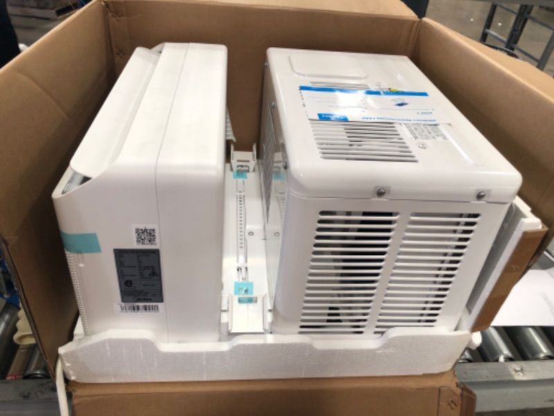 Photo 3 of Midea 12,000 BTU U-Shaped Smart Inverter Window Air Conditioner–Cools up to 550 Sq. Ft., Ultra Quiet with Open Window Flexibility, Works with Alexa/Google Assistant, 35% Energy Savings, Remote Control
