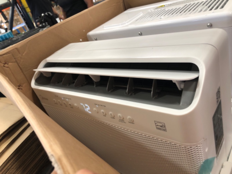 Photo 3 of Midea 8,000 BTU U-Shaped Smart Inverter Window Air Conditioner–Cools up to 350 Sq. Ft., Ultra Quiet with Open Window Flexibility, Works with Alexa/Google Assistant, 35% Energy Savings, Remote Control
