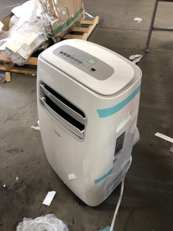 Photo 2 of Midea 10,000 BTU (5,800 BTU SACC) Portable Air Conditioner, Cools up to 200 Sq. Ft., Works as Dehumidifier & Fan, Control with Remote, Amazon Alexa & Google Assistant
