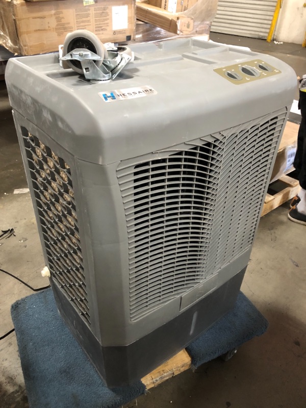 Photo 2 of Hessaire MC37M Evaporative Cooler, 3,100 CFM, Gray
