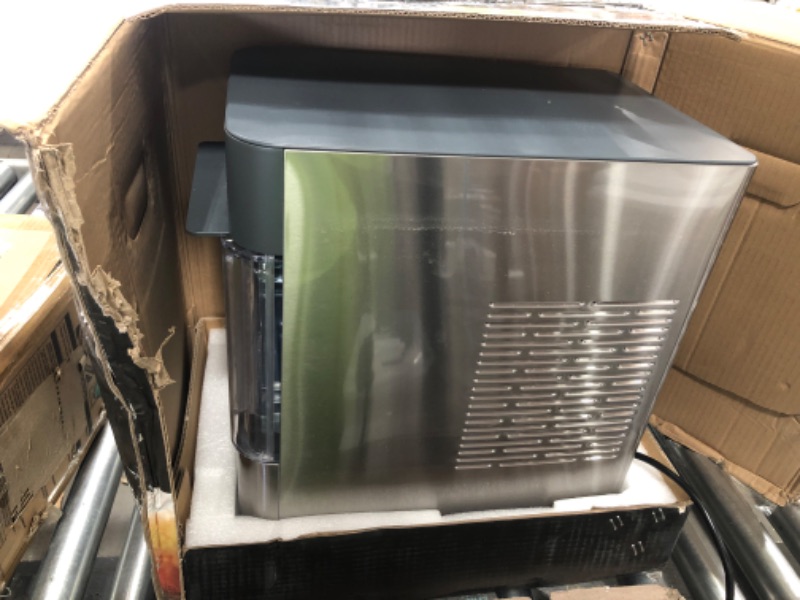 Photo 3 of GE Profile Opal 2.0 | Countertop Nugget Ice Maker | Ice Machine with WiFi Connectivity | Smart Home Kitchen Essentials | Stainless Steel
