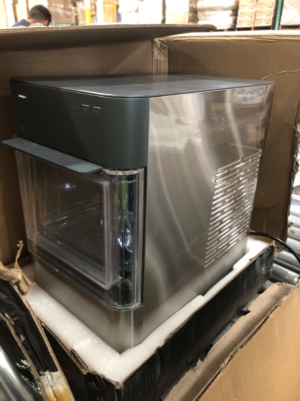 Photo 2 of GE Profile Opal 2.0 | Countertop Nugget Ice Maker | Ice Machine with WiFi Connectivity | Smart Home Kitchen Essentials | Stainless Steel
