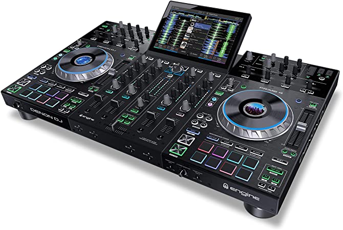 Photo 1 of ***SEE NOTES*** Denon DJ PRIME 4 | 4 Deck Standalone Smart DJ Console / Serato DJ Controller with Built In 4 Channel Digital Mixer and 10-Inch Touchscreen
