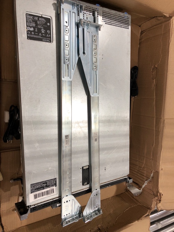 Photo 1 of High-End Virtualization Server 12-Core 128GB RAM 12TB RAID Dell PowerEdge R710 Bezel and Rails (Renewed)
