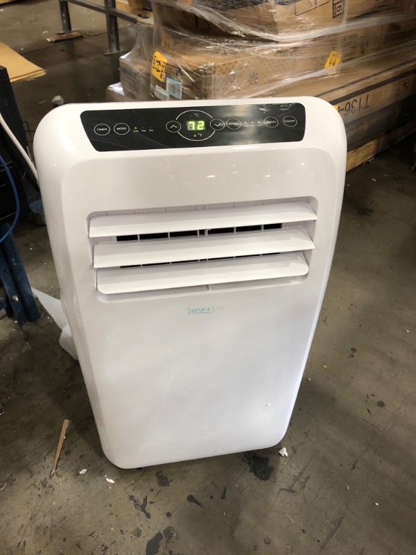 Photo 2 of SereneLife SLPAC10 - Portable Air Conditioner - Compact Home A/C Cooling Unit with Built-in Dehumidifier & Fan Modes, Includes Window Mount Kit (10,000 BTU)
