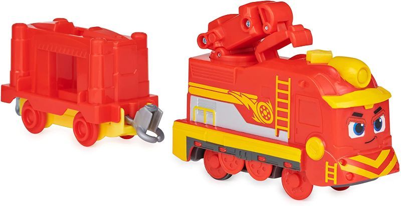 Photo 1 of Mighty Express, Freight Nate Motorized Toy Train with Working Tool and Cargo Car, Kids Toys for Ages 3 and up,Multicolor
