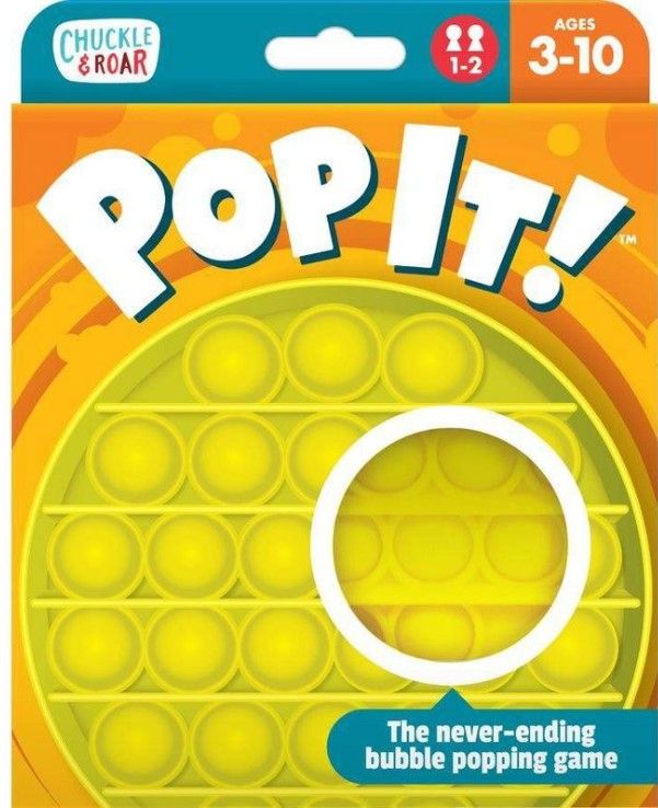 Photo 1 of 24 POP IT
Chuckle & Roar Pop It! The Original Take Anywhere Bubble Popping Fidget and Sensory Game

