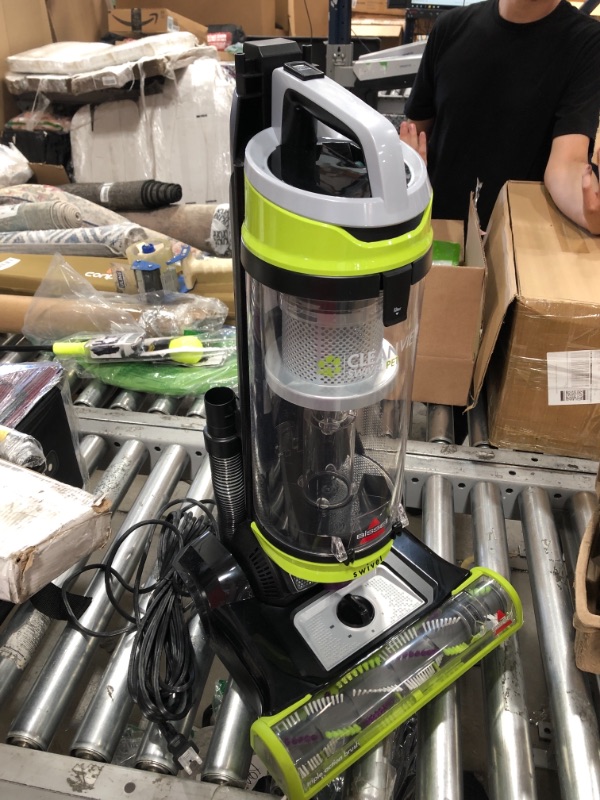 Photo 1 of DAMAGED: BISSELL 2252 CleanView Swivel Upright Bagless Vacuum with Swivel Steering, Powerful Pet Hair Pick Up, Specialized Pet Tools, Large Capacity Dirt Tank, Easy Empty