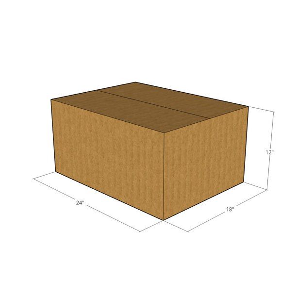 Photo 1 of 10 Count  -24x18x12 Corrugated Boxes -New for Moving or Shipping Needs
