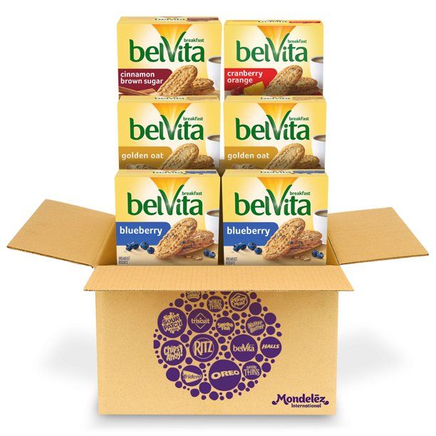 Photo 1 of **Non refundable** 2 cases New belVita Breakfast Biscuits Variety Pack, 4 Flavors, 30 Packs (6 Boxes)
