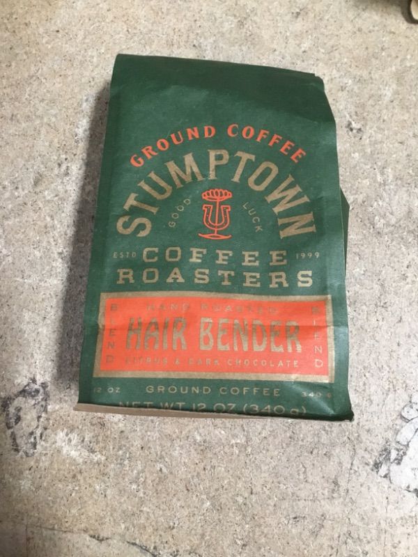 Photo 2 of ***NON-REFUNDABLE**
BEST BY 6/7/22
Stumptown Coffee Roasters, Medium Roast Ground Coffee - Hair Bender 12 Ounce Bag, Flavor Notes of Citrus and Dark Chocolate
