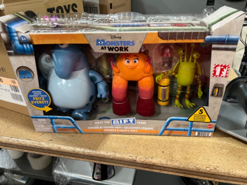 Photo 2 of 3PCKS OF Disney Monsters at Work Meet the MIFT Team Figures Pack (Target Exclusive)

