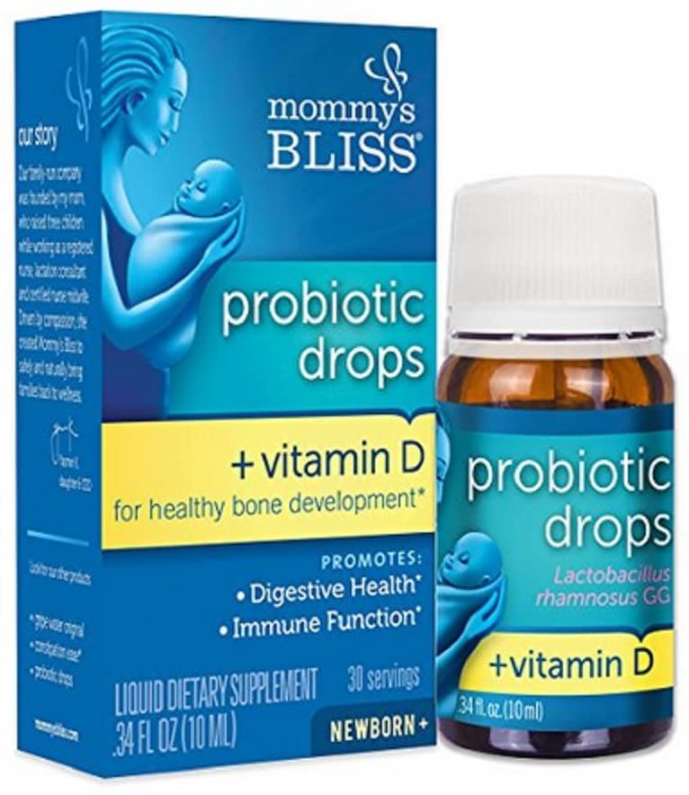 Photo 1 of **NON-REFUBDABLE**
BEST BY 7/23
Mommy's Bliss Probiotic Drops + Vitamin D, 0.34 Oz Each 
