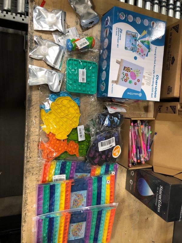 Photo 1 of **N0N-REFUNDABLE**Assorted Amazon Toy Bundle, Unisex Sensory, Pens, Art Crafts, and Gift Items 