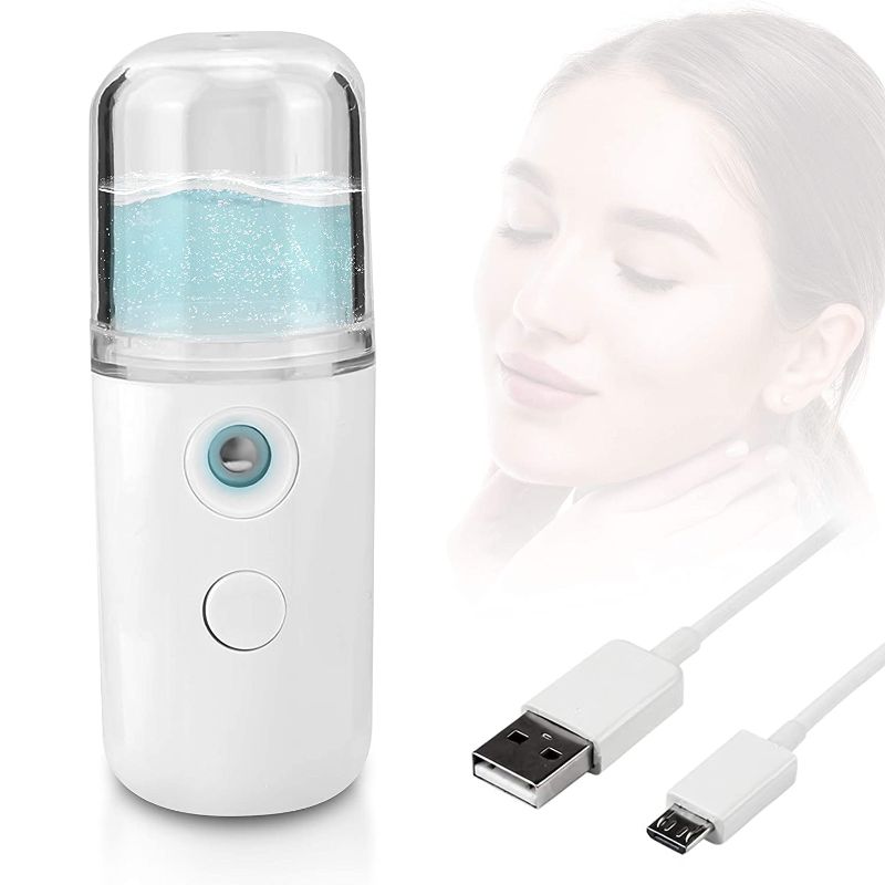 Photo 1 of Automatic Nano Mist Sanitizer Sprayer For Surfaces - Mini Portable USB Operated Nano Atomization Sanitizing Machine - Portable Nano Facial Mist Sprayer Pocket Spray For Teachers, Classrooms Offices
2 X UNITS