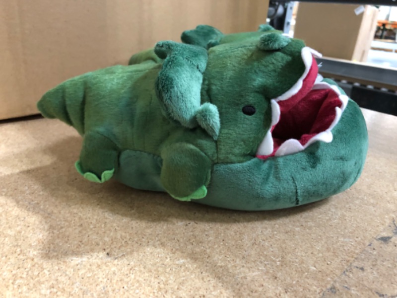 Photo 5 of Cat & Jack Boys' Dylan Dinosaur Slippers Green Small (Box of 6) 