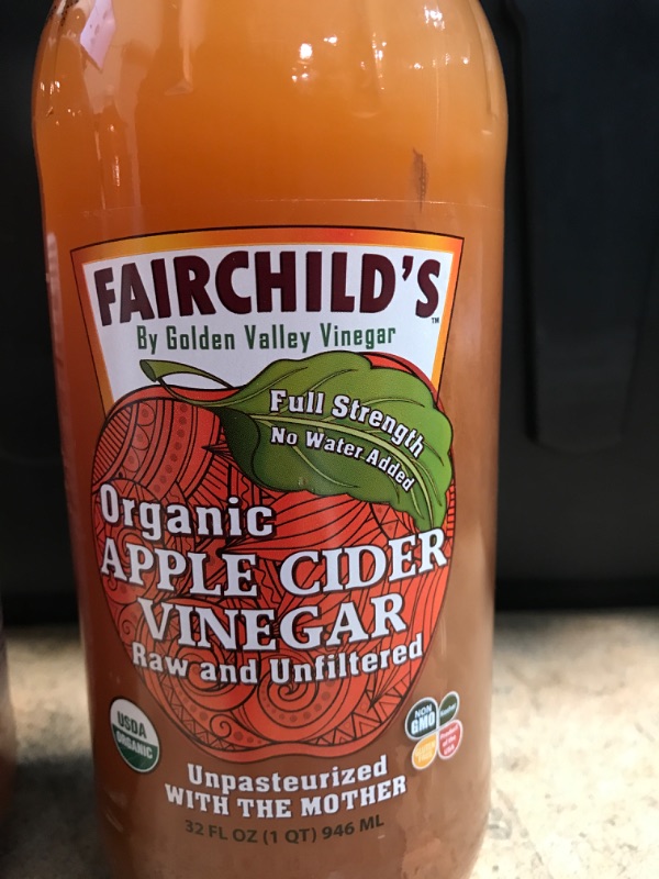 Photo 1 of 2 Pack Fairchild's Organic Apple Cider Vinegar 32oz
Best Use By 04/2024