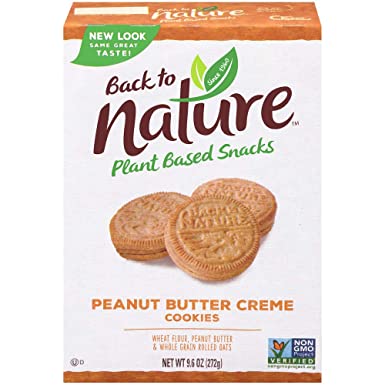 Photo 1 of  **NON-REFUNDABLE**EXP 06/11/22 3 PACK Peet's Back to Nature Cookies, Non-GMO Peanut Butter Creme, 9.6 Ounce
